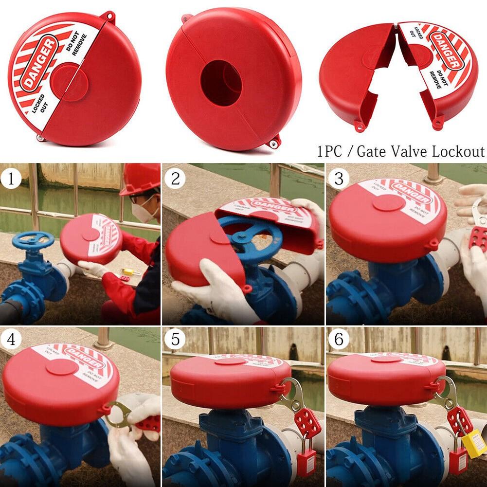 Industrial Safety Gate Valve Lockout Round Tank Gas Bottle Portable