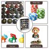 Five Layer Acrylic Display Rack Acrylic Badge Organizer Large Capacity Transparent Coin Display Case with Magnetic Door Decor