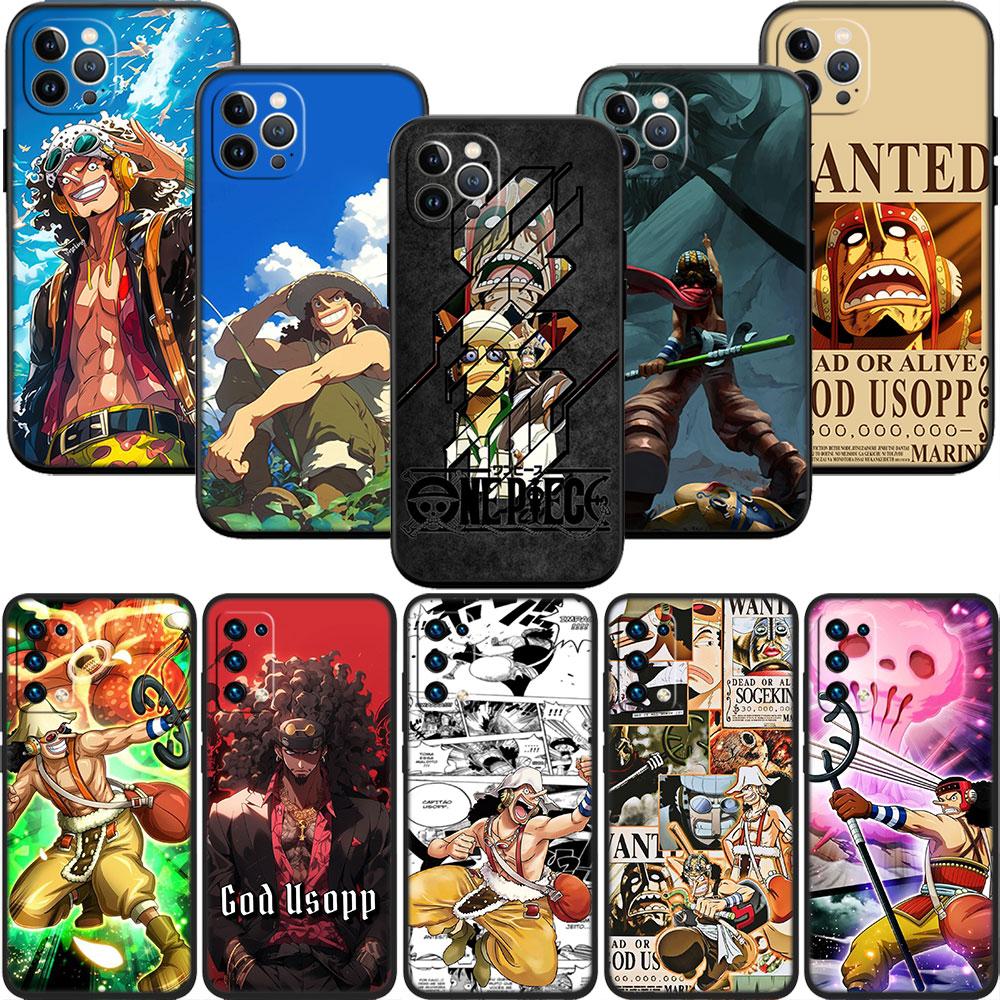 One Piece GOD Usopp Soft Shell Phone Case for Redmi Note 8 9 Pro Max 9S 9T 9C NFC 8T 8A 10A A4