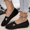Fashion Summer/autumn Breathable Mesh Flats Shoes Woman Non-Slip  Hollow Cloth Women Soft Bottom Plus Size Single Shoes for Women