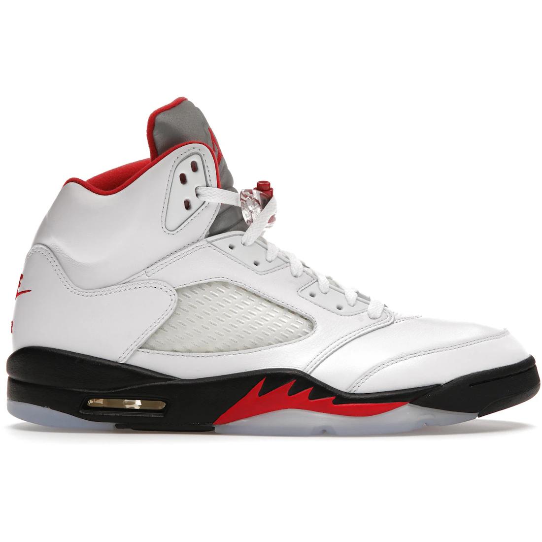 

Кроссовки Jordan 5 Retro Fire Red Silver Tongue (2020)(DA1911-102) 41