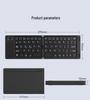 Dual-Fold Wireless Bluetooth Keyboard for Phones, Tablets, Laptops - Premium Business Portable Keyboard
