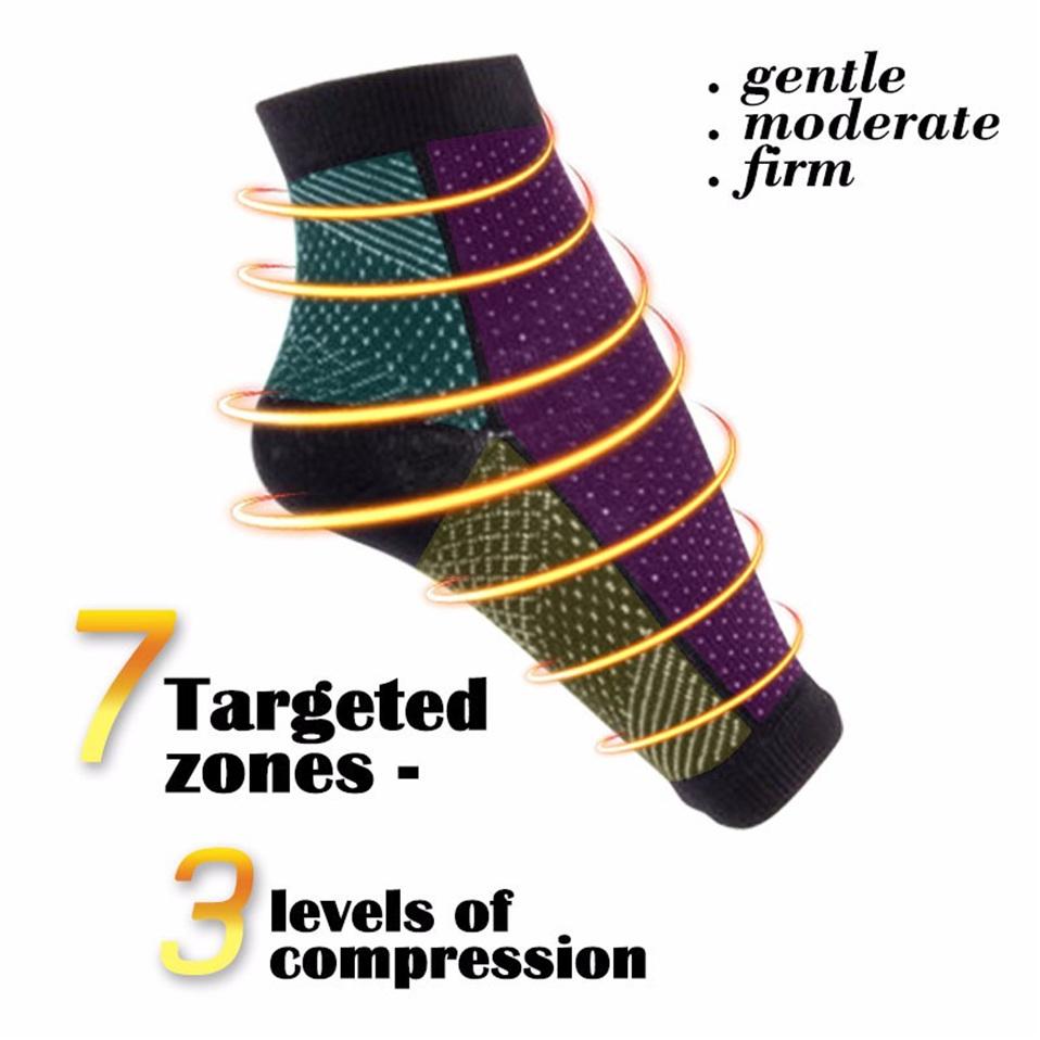 Comfort Foot Anti Fatigue Women Compression Socks Sleeve Elastic Men Socks Women Relieve Swell Ankle Sokken Compression Socks