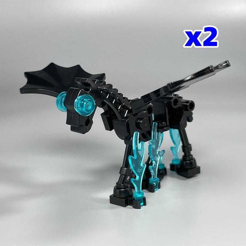 MOC Bricks Mount Action Figure Tang Monk King Horse battle Scene Horseback Warrior Accessories Building Blocks Boys Toys