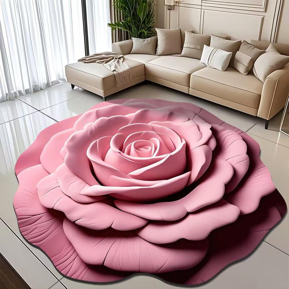 Peony Diatomaceous Earth Floor Mat – Stain-Resistant, Easy-to-Clean, Water-Absorbent Carpet for Bathroom/Entrance
