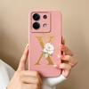 Phone Case For Redmi Note 13 Pro 4G 5G Elegant Letter Soft Liquid Silicone Full Coverage Protector For Redmi Note13 13Pro Fundas