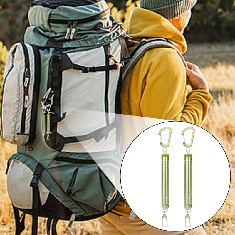 2pcs Retractable Safety Lanyard Fishing Tackle Accessory Fishing Lanyard with Metal Clip for Pliers Boating Fly Fishing