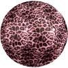 1pc Pink Leopard Print Theme Soccer Ball Football, Size 5, Lightweight PVC, Outdoor Training Soccer Ball,Gift c65131