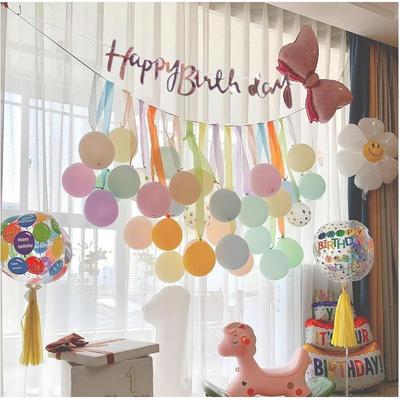 Kleines Rotes Buch INS Stil Baby Banner Ballons - Erste Geburtstags Macaron Party Dekorationen & Girlanden