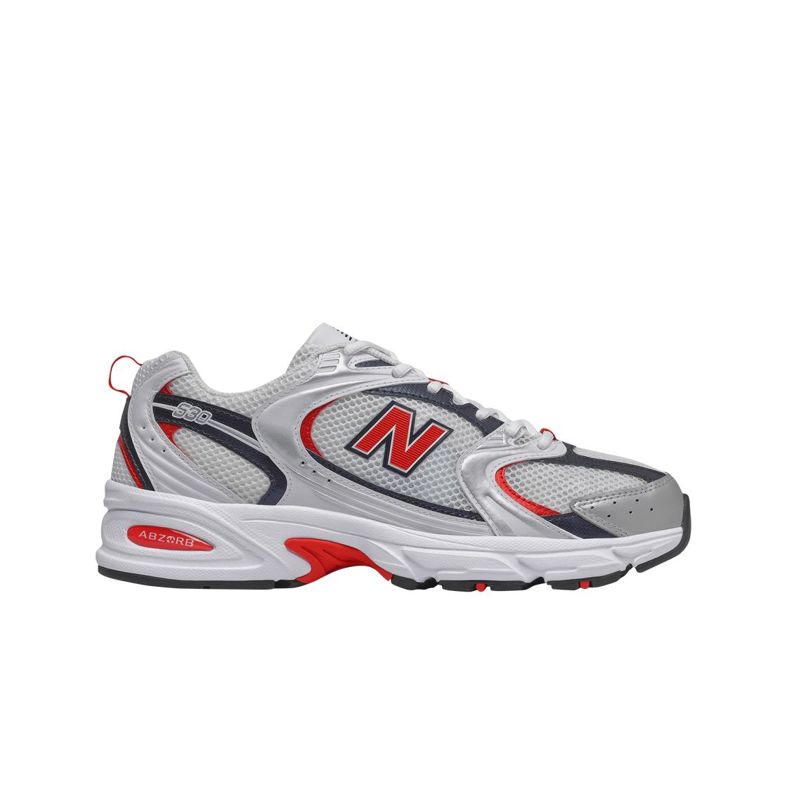 

New Balance 530 White Velocity Red MR530UIX Мужские кроссовки