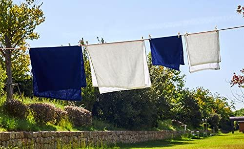 Set of 5 Double-Ply Gauze Bath Towels, Made in Japan, Senshu Towels (Approx. 60 x 120cm), Beige