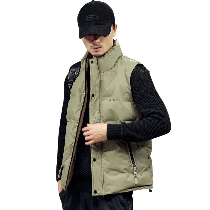 Men's 2025 Winter Down Vest - Thick, Warm, Sleeveless Jacket