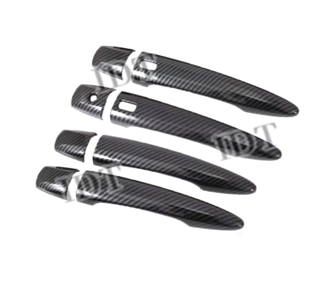 

IDT Дверная ручка Ободок и Молдинги для Nissan ARIYA Включает Мини Тканевые Чехлы, Рамки, Накладки, Защиты, (Углеродное волокно) -