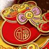 Three-dimensional Snake Year Door Stickers Chinese Style Window Sticker  Lunar New Year