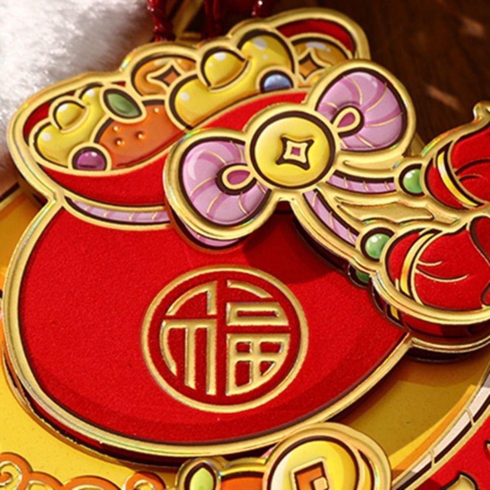 Three-dimensional Snake Year Door Stickers Chinese Style Window Sticker Lunar New Year