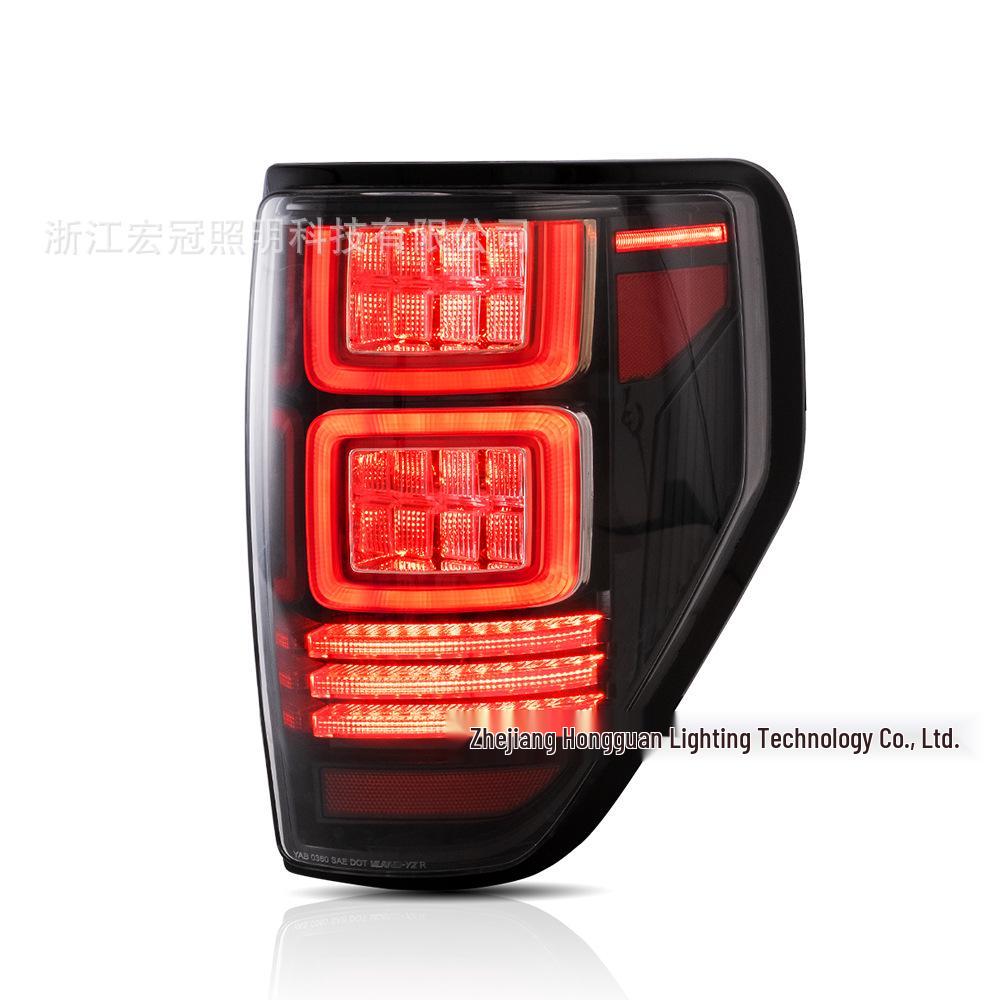 Rear LED Taillights with Sequential Turn Signal for 2009-2014 Ford F150