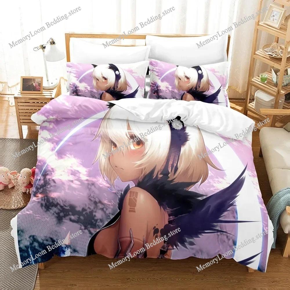 Black Rock Shooter Anime 3D Duvet Cover Bedding Set Polyester Pillowcases Quilt Cover Home Decor For Teens Gift Twin King Queen