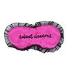 Design New Adjustable Soft Lace Sleeping Eye Shade Blindfold Cover for Travel Rest Hot