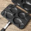Four Fish Shaped Non Stick Japanese Pancake Pan for Taiyaki Baking and Waffle Making In Your Kitchen