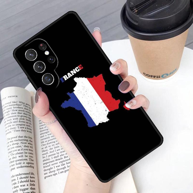 France National Flag Phone Case Cover For Samsung Galaxy S24 S25 Ultra S21 S22 Ultra S10E Note 10 Plus Note 20 FE S23