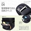G-KAKO 2-Layer Backpack with 14 Pockets, A4 Size, Large Capacity, PC Storage, and Stylish Waterproof and Lightweight Nylon Backpack with Back Zipper,