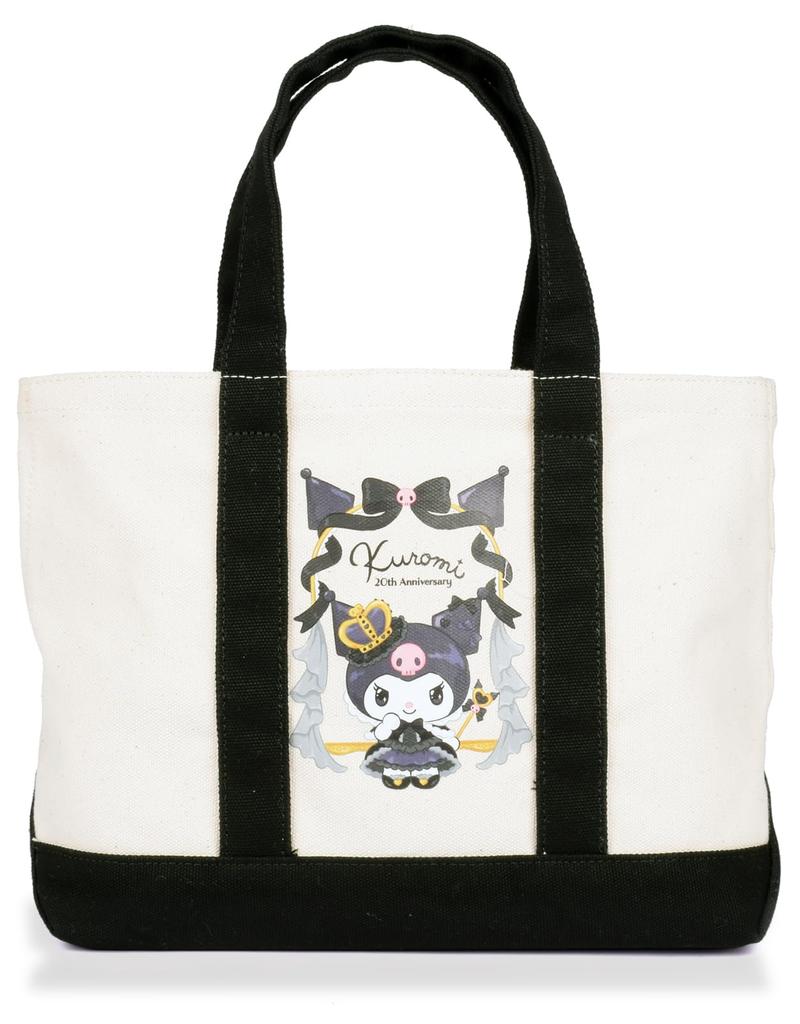 Lelotte Kuromi Tote Kuromi KUROMI Eco for Kids and Adults Bag, Canvas, B5, Merchandise, Bag, Bag,