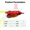 Lure Bait Frog Blackfish Special Floating Soft Bait Pointed Tip5g8g13gDouble Hook Simulation Fishing Bait