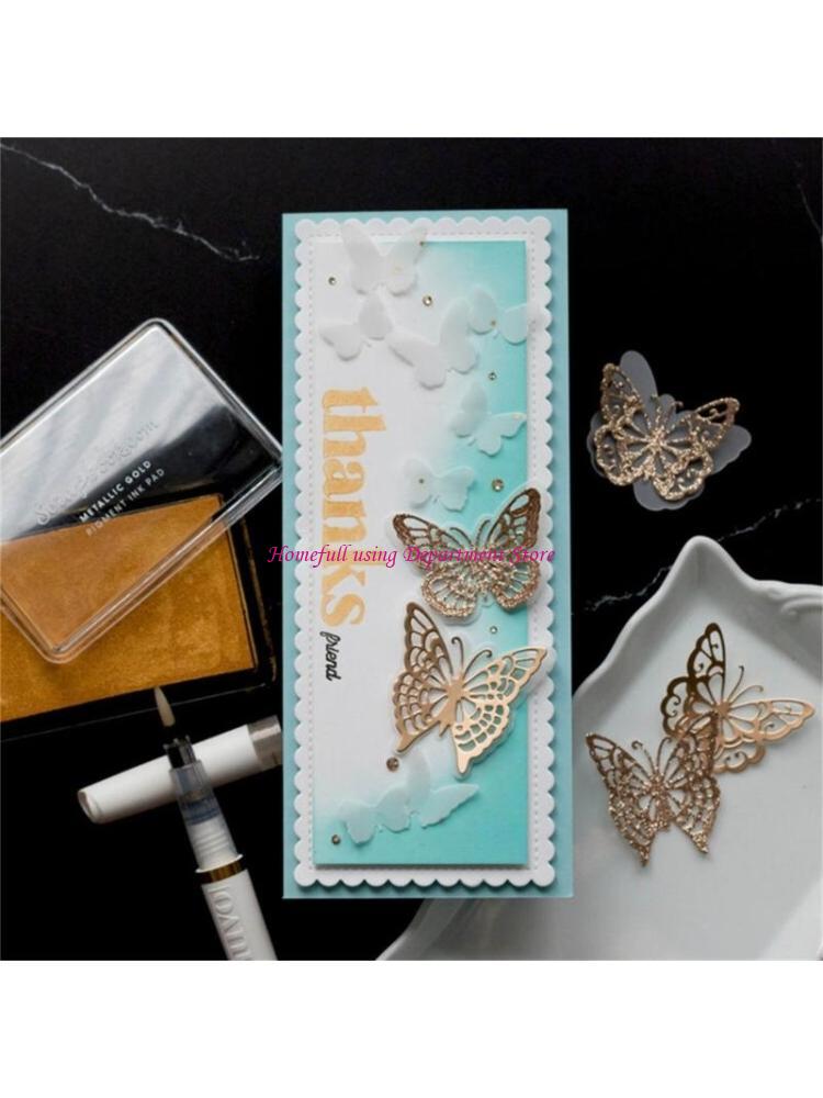 Layered Cutting Die Carbon Steel Die Cut Metal Embossing Stencil for Card Making China Mainland