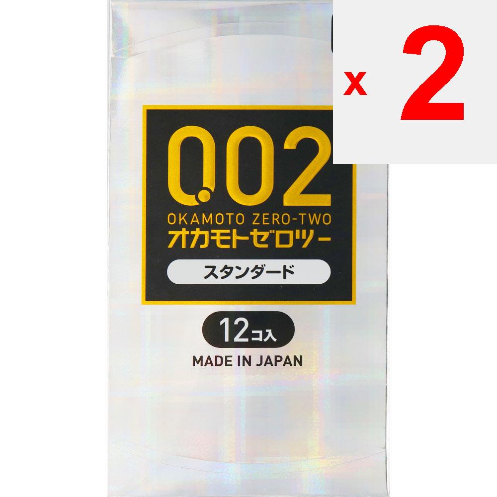 okamoto Okamoto Zero Two Zero Two Clear 12 Pcs. Pack of 1 Standard Type Pleasant To the Touch! Pack of 1