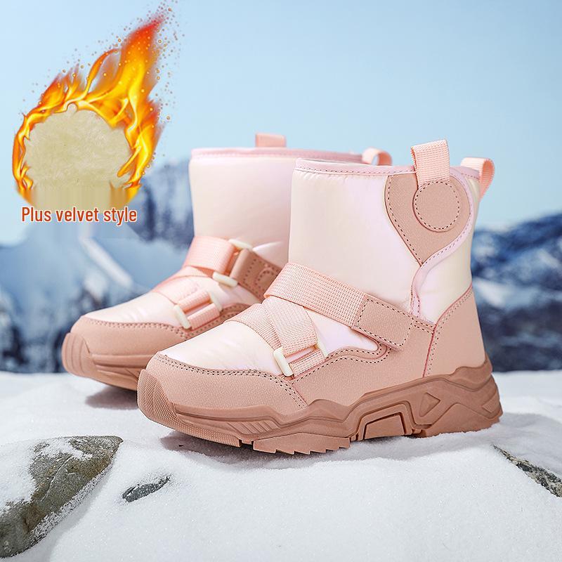 Kids' Winter Snow Boots - Warm, Non-slip, Wear-resistant for Boys & Girls