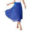 Womens Lace-Up Flowy Skirt Ballet Modern Dance Training Wrap Skirt Midi Skirts Beach Wear Cover Up