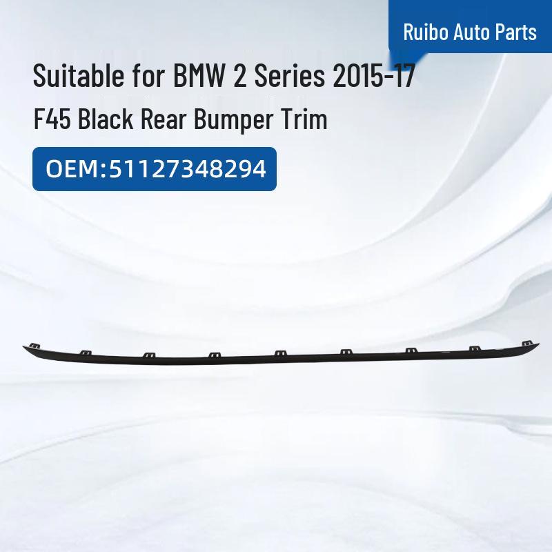 

BMW 2 Series F45 Black Rear Bumper Trim 2015-2017, Part #51127348294 OEM: 51127348294