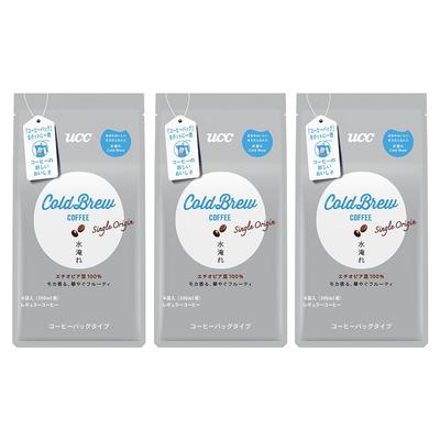 Cold Brew Single Origin Coffee Cold Brewed Iced 4 Bags X 3 Packs Ethiopian Bags, Coffee, [My Bottle] [100% Mocha]