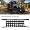 Förvaringsnät för biltak Passar Jeep Wrangler TJ JK JL1997 2018Svart