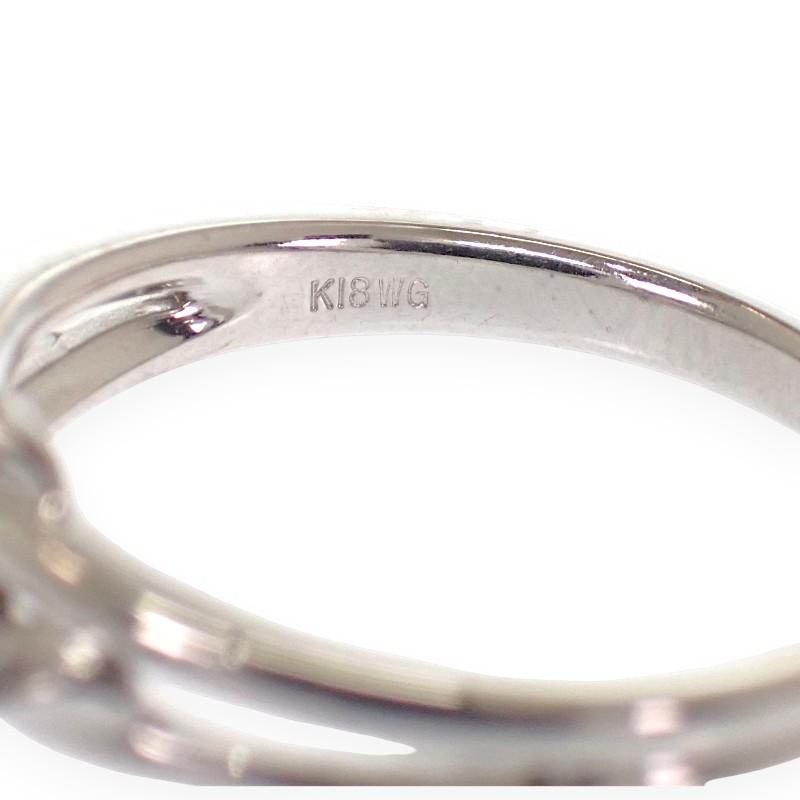 no brand  #16(JP Size) ring K18 white gold Women