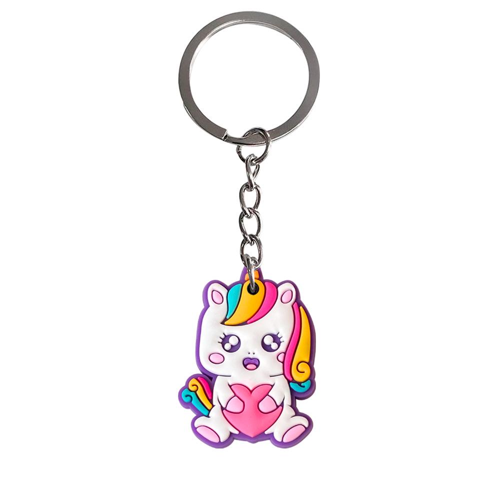 Adorable Unicorn Cartoon Keychain - DIY Backpack Pendant & Bag Charm, Hot Selling