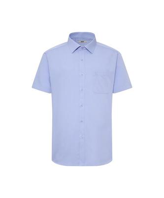 Dagseusyeocheu Rayon Blend Easy Care Solid Dress Short Sleeve Shirt Regular Fit_Dls2Shds426B1