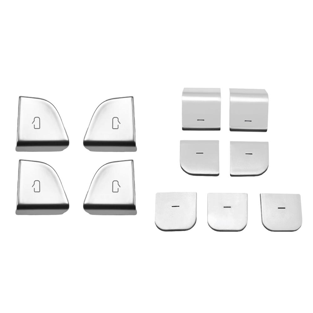 Car Door Open Button Sticker For Tesla Model 3 Highland /Model Y Juniper Door Window Switch Button Decoration Patch Accessories