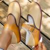 Retro Bagou Lazy Single Shoes, New Flat Large-sized One-foot Rest Bean Shoes