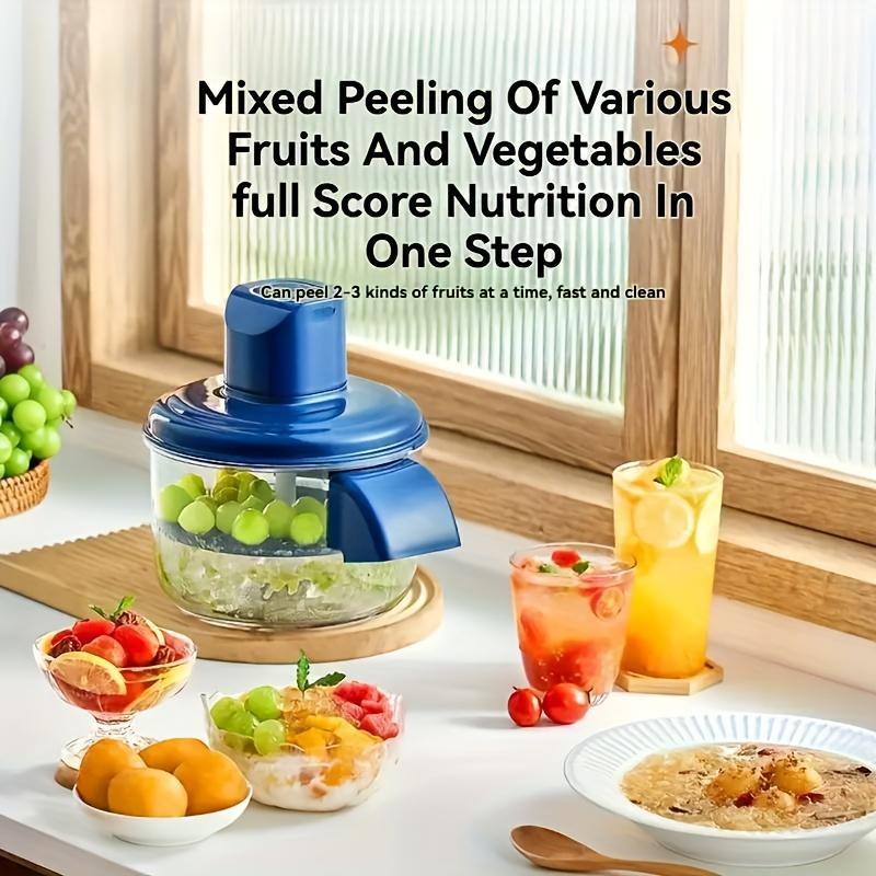 Automatic Electric Fruit /Vegetable Peeler with One Touch Operation , USB Powered Electric Peeler, Compact Design for Home, Cafes, Bakeries