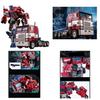 Cybertron Siege Optimus Prime Action Figure Flexible Joints 18cm Robot Toy