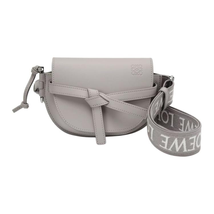 

Loewe Gate Dual Mini Bag Pearl Grey Women Shoulder_bags A650N46X13-1150 Basic Set (Bag+Dust Bag)