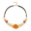 Irregular Acrylic Necklace Handmade Irregular Necklace Charms Geometry Necklace  Women