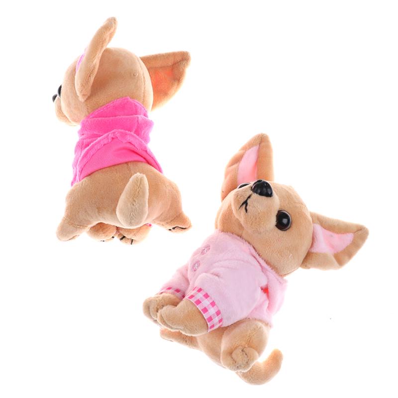 17Cm Children Birthday Christmas Gifts Small Vest Chihuahua Dog Plush Toy