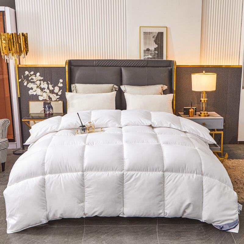 Luxurious Five-Star Hotel Quality Quilt – Winter Thick, Feather Silk Core, Summer Cool, Single/Double Sizes Available.