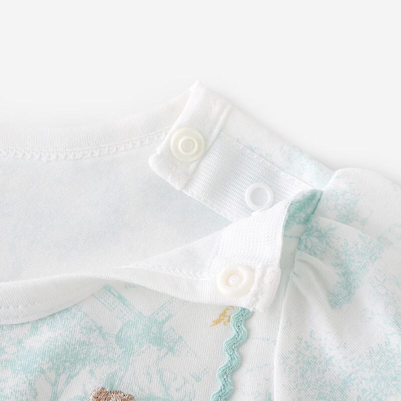 YEEHOO Baby Summer Short Sleeve Romper
