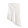 Lace Women's Skirts Elastic Lace Underskirt Fashion Satin Half Slip Dress  for Girls