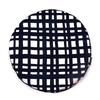 STYLE Decor Seat Cushion X Indigo Check Gingham Check Nordic Modern Stylish Zabuton Car Cushion W3602500 (34cm 34cm)