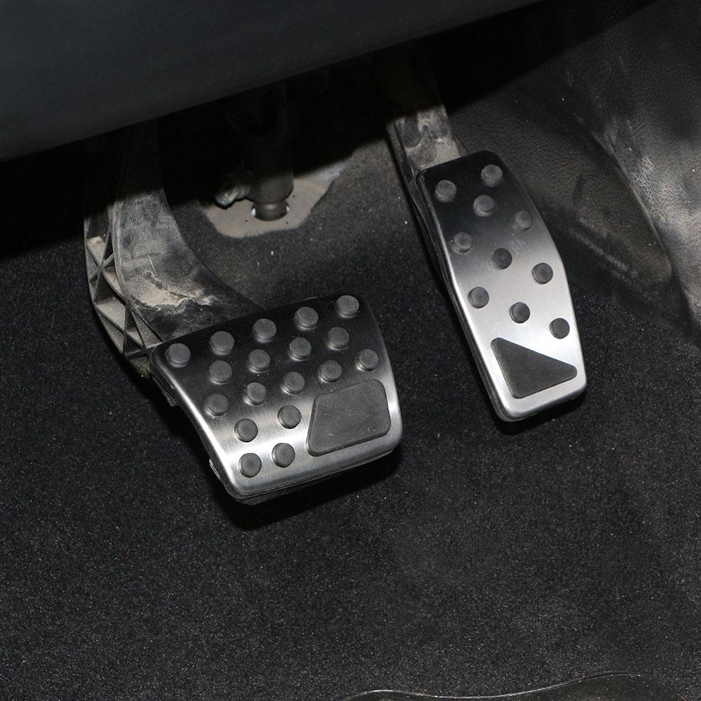 AT Pedale de mașină pentru Fiat 500x 500 X 2014-2021 pentru Jeep Compass 2017-2020 Renegade 2015-2021 Capac pedală de sprijin pentru frână pe gaz