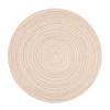 Round Placemats and Coasters Set of 6 Christmas Placemats Washable Placemats 34/38cm Woven Placemats Christmas Round Placemats